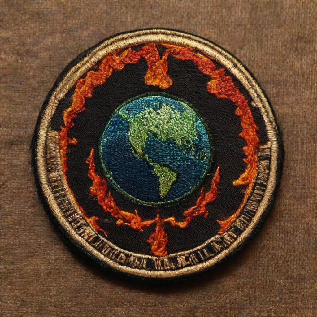 Burning Planet Badge